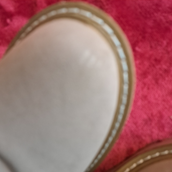 Nicole Miller Pocas Womens Size 10 Beige Tan Suede Ankle Booties - Picture 5 of 9